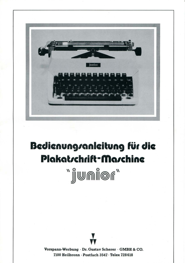 junior (Facit 1620) Bedienungsanleitung