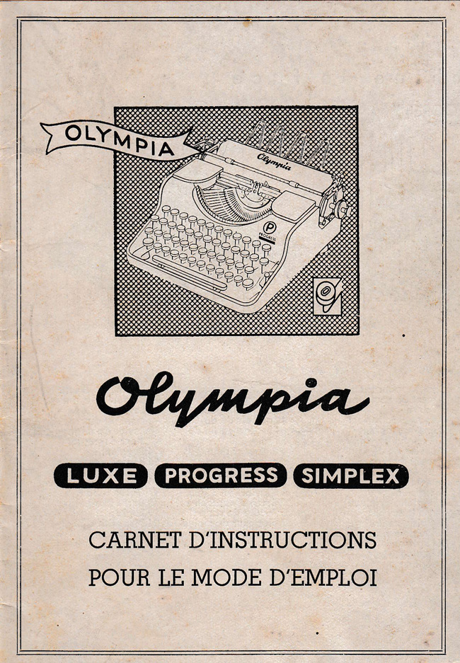 Olympia Luxe Progress Simplex mode d’emploi