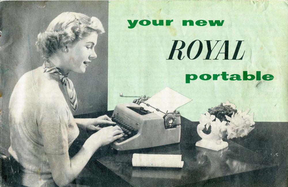 Royal portable typewriter manual
